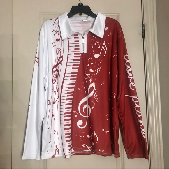 Men’s long sleeve polo - Picture 2 of 3